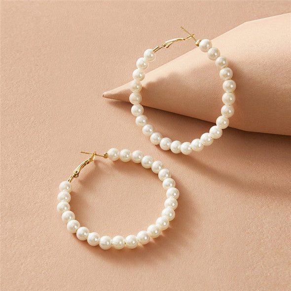 Pearl Long Earrings