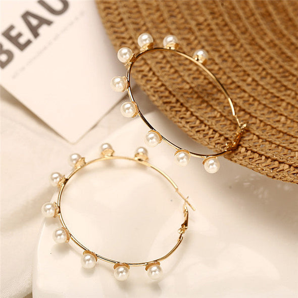 Pearl Long Earrings