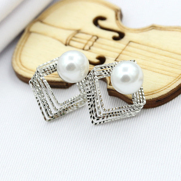 Pearl Long Earrings