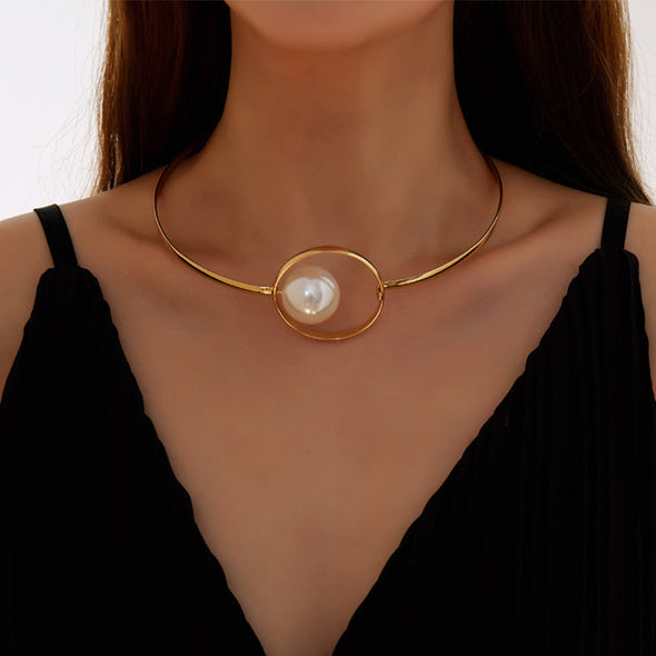 Pearl Round Choker