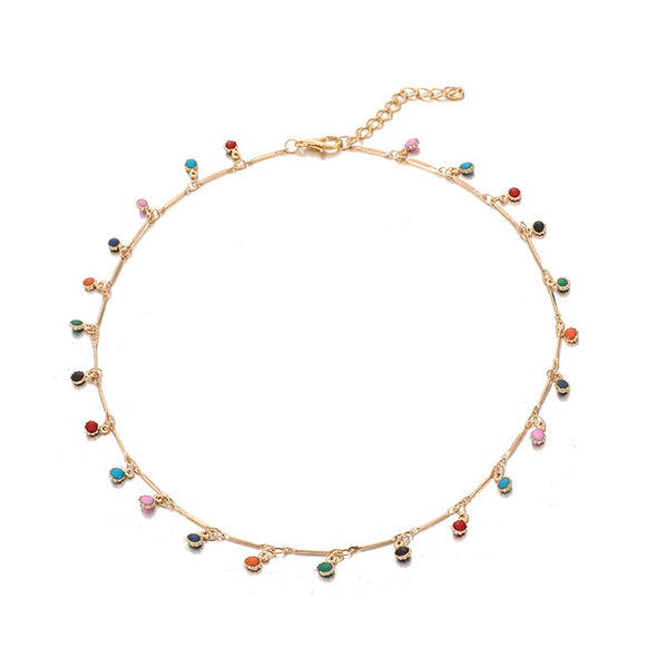 Bohemian Bead Choker